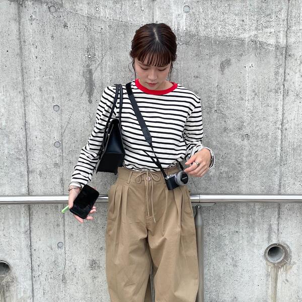 カラーボーダーTシャツ | ファッション通販サイト NUGU