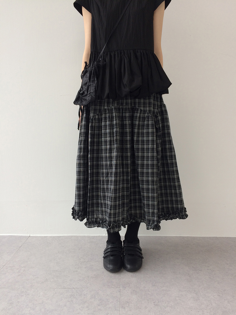 GLAVIL チェック柄 フリルスカート 95cm以下 チェックフリルスカート | ファッション通販サイト NUGU