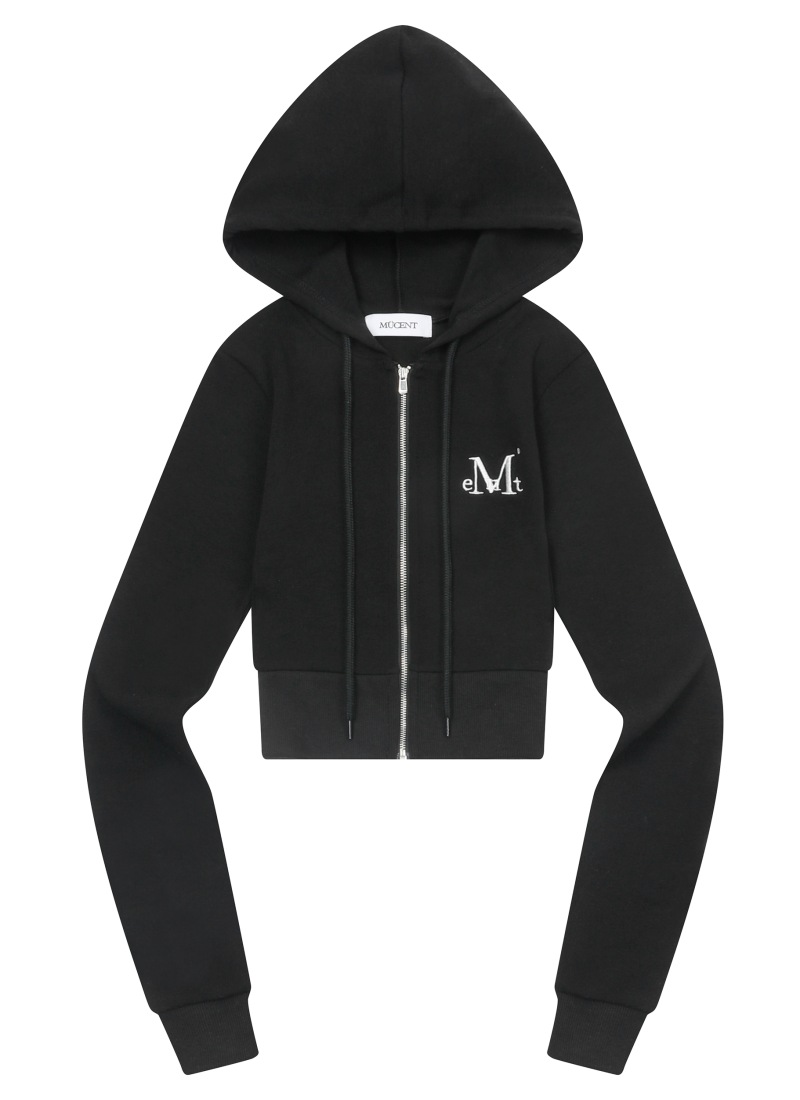 ZINEW SET UP SLIM FIT CROP HOOD ZIP-UP (3Color