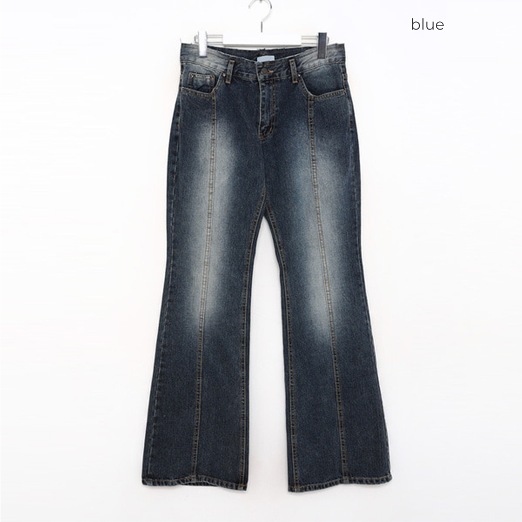 LAGUA GEM CRUX ローウエストフレアデニム CLASSIC FLARE DENIM(505155417) | ラグアジェム(LAGUA GEM) - d