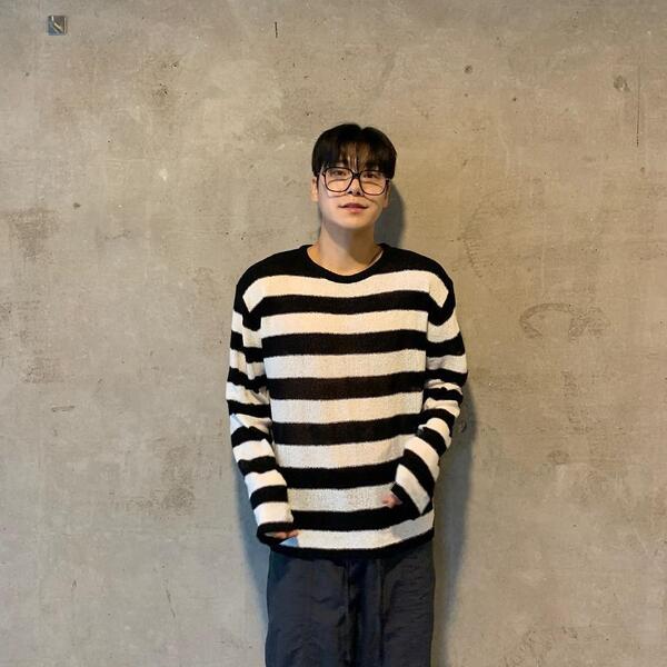 Boucle stripe knit | ファッション通販サイト NUGU