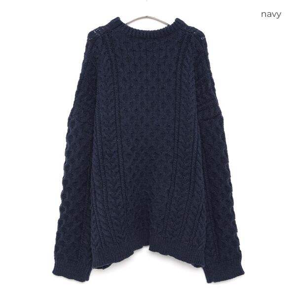 Katie ルーズニット ケーブルルーズニット | ファッション通販サイト NUGU
