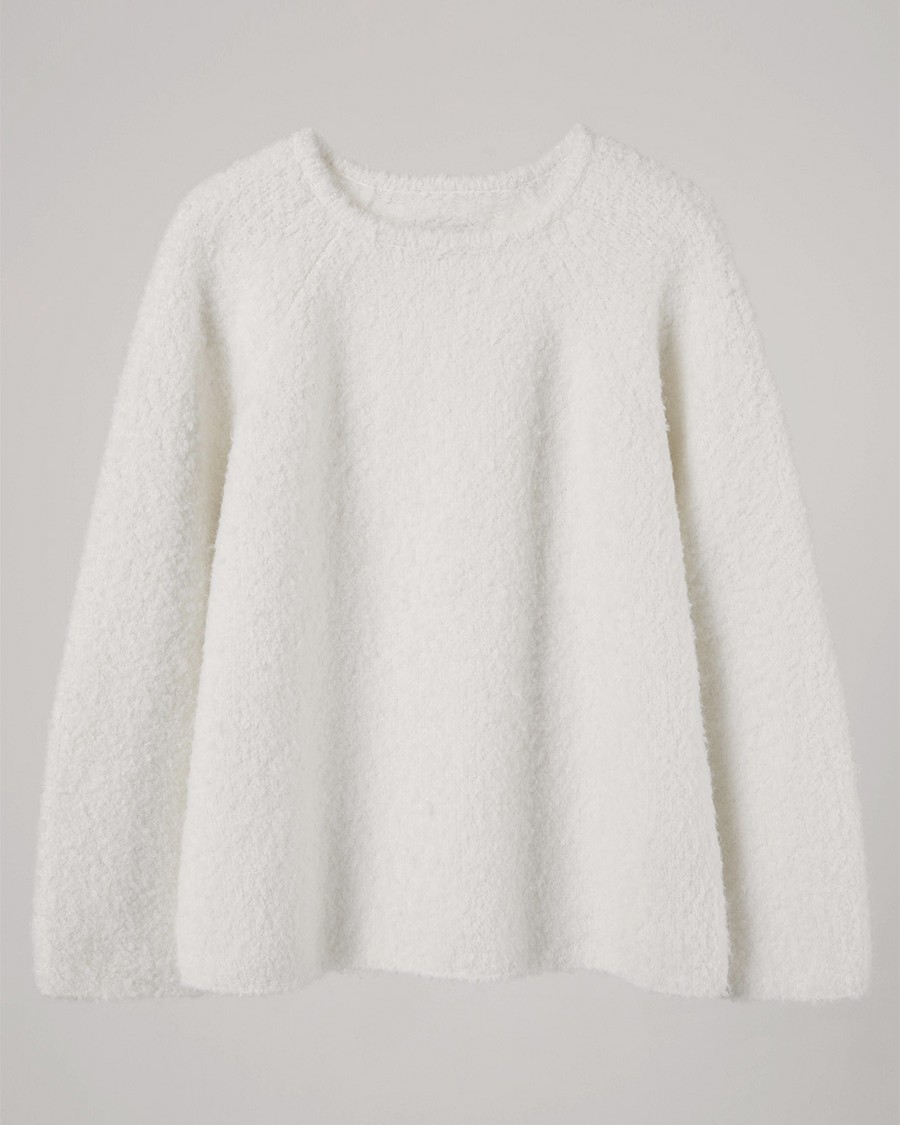 FURRY WOOL KNIT_IVORY