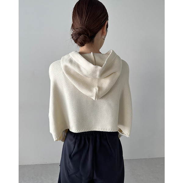 クロップドニットフーディ | ファッション通販サイト NUGU