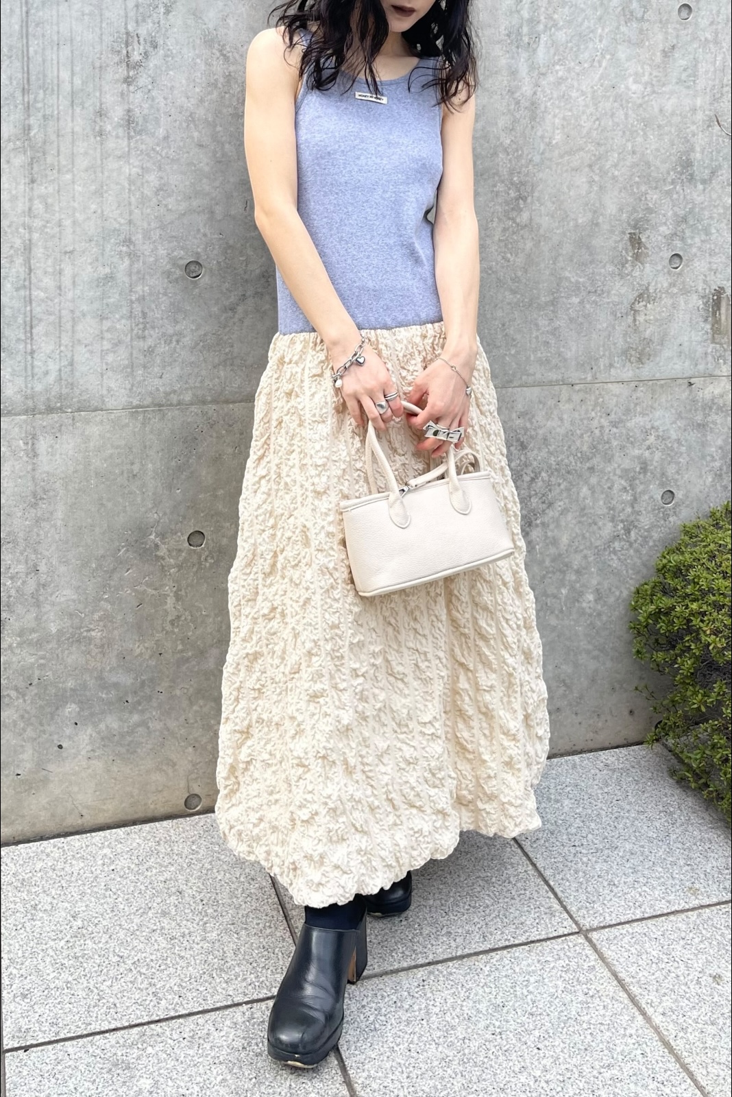 rib tank balloon one-piece | ファッション通販サイト NUGU