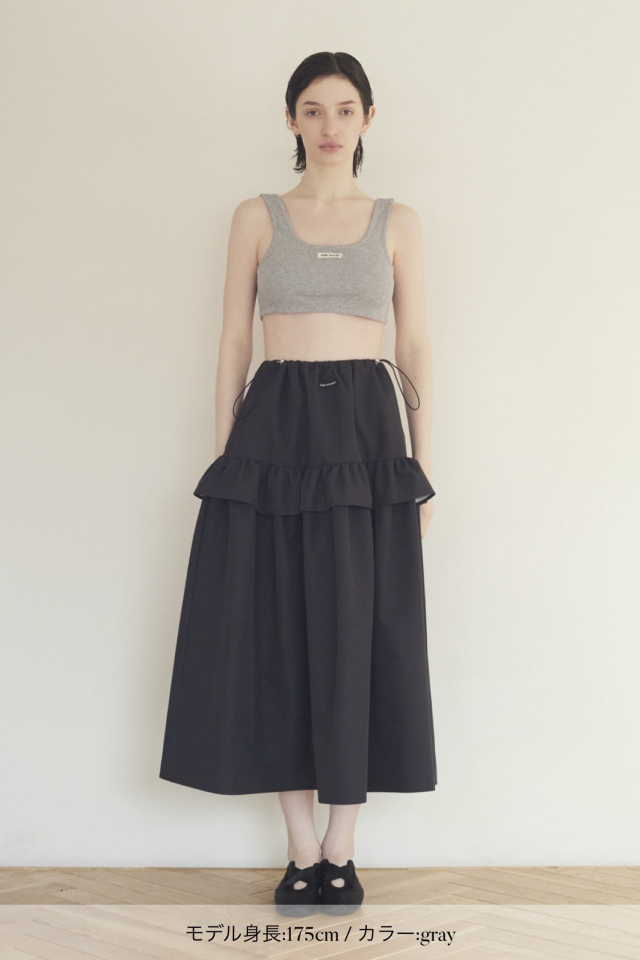 トップス Mee me+em select tシャツ 「 3color ／ カップ付 」フロントジップ