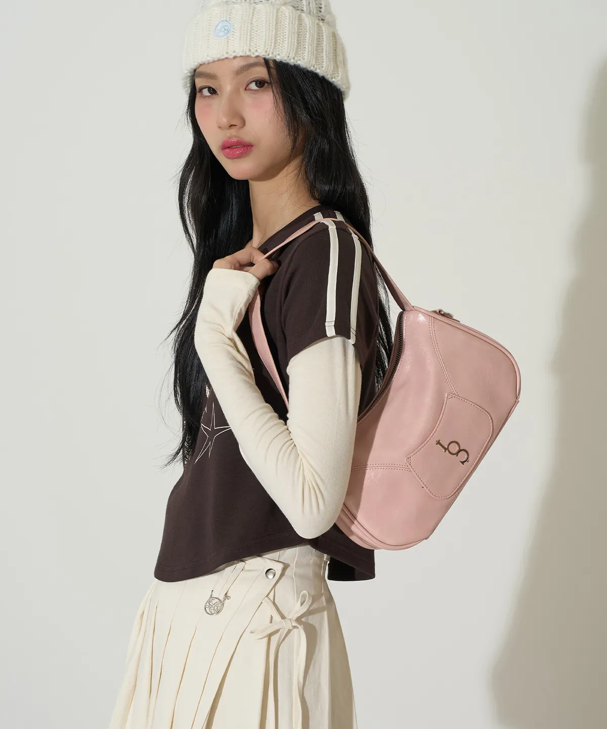★ILLIGO★送料込み★韓国★大人気★正規品★SIGNATURE MINI BAG MUSINSA公式 | ILLIGO Signature mini bag pink