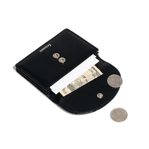 ★Fennec★ CRINKLE HALFMOON ACCORDION POCKET BLACK CRINKLE TRIANGLE ACCORDION POCKET - BLACK - Fennec