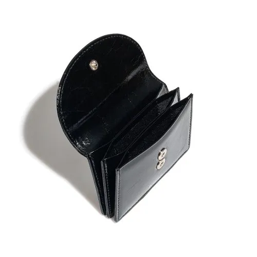 ★関税/送料込★Fennec★Crinkle HalfMoon Accordion Pocket CRINKLE HALFMOON ACCORDION POCKET - BLACK | ファッション通販