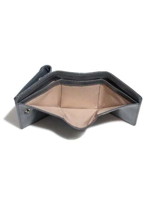 折りたたみ財布 FENNEC CRINKLE TRIANGLE TRIPLE WALLET D DARK GREY CRINKLE TRIANGLE TRIPLE WALLET - DARK GREY - Fennec