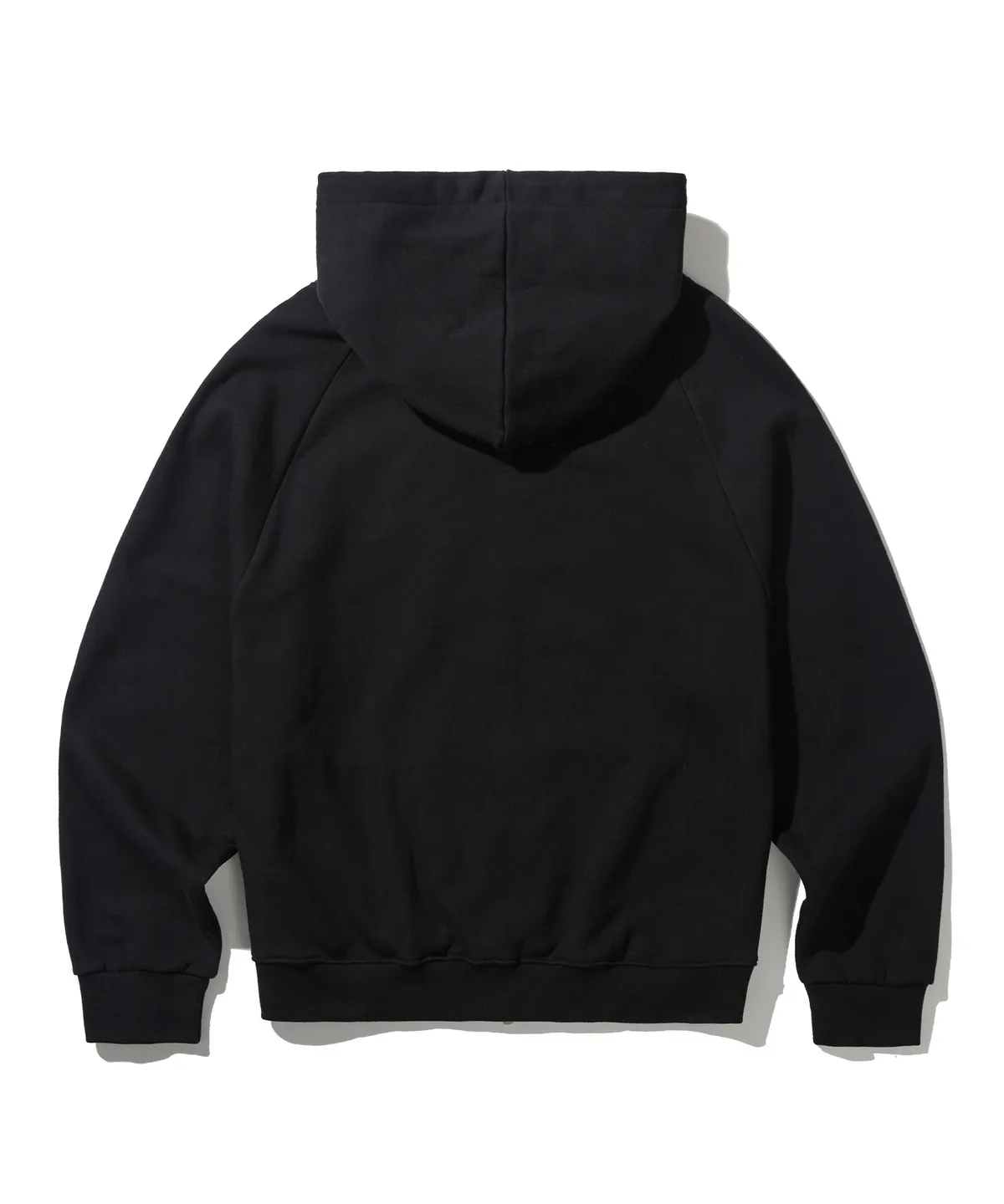 Kアイドル着用]129LogoPatchHoodedZip-UpBlack | ファッション