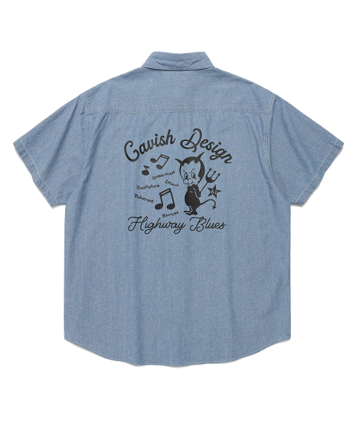 61ROAD HALF SLEEVE SHIRT[BLUE] | ファッション通販サイト NUGU