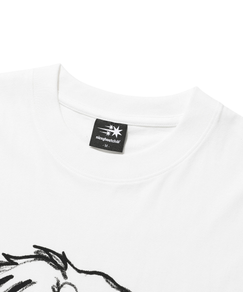 NICE GHOST CLUB]☆24SS☆韓国人気☆HYEMIN BIG BIG TEE hyemin