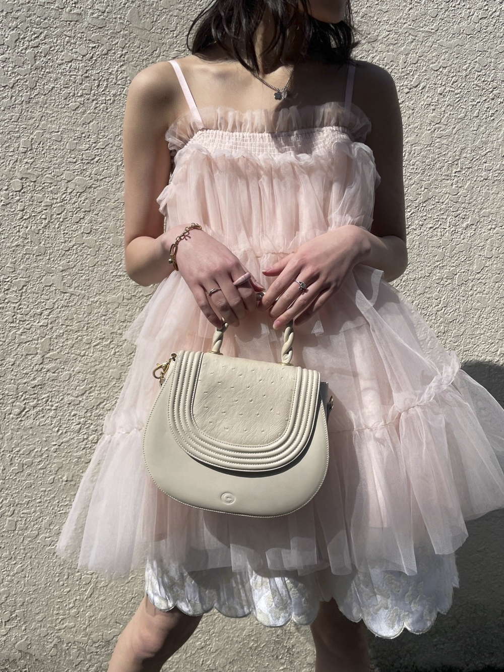 トップス tulle tiered tunic camisole tulle tiered tunic camisole | ファッション通販サイト NUGU