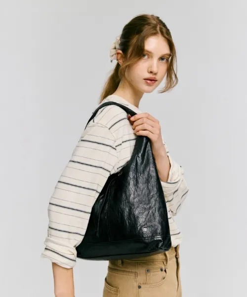 プレオーダー] pino bag (hobo) - black (M) | ファッション通販サイト