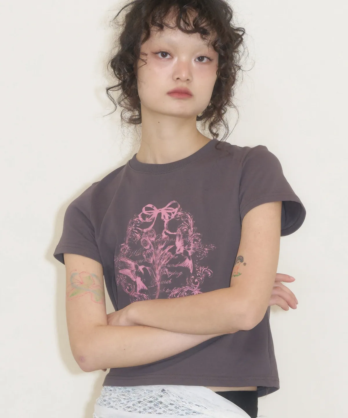 Tシャツ・カットソー ILLIGO Tulip Loose Semi T-Shirt 5BNY894 Tシャツ・カットソー ILLIGO Tulip Loose Semi T-Shirt 5BNY894