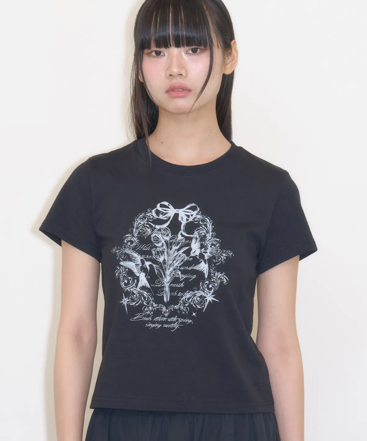 Tシャツ・カットソー ILLIGO Tulip Loose Semi T-Shirt 5BNY894 TULIP LOOSE SEMI T-SHIRT WHITE | ファッション通販サイト NUGU