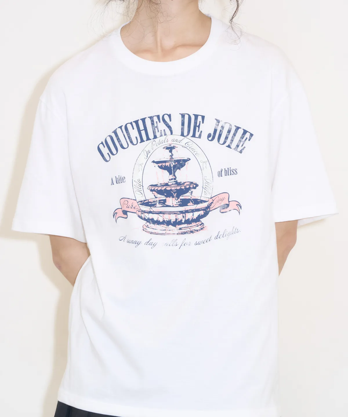 ★ILLIGO★ Drawing Park Overfit T-Shirt White DRAWING PARK OVERSIZED T-SHIRT WHITE | ファッション通販
