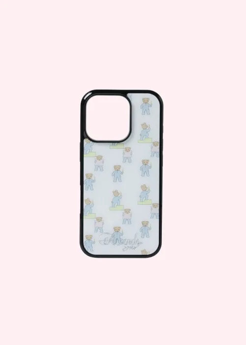 Sleep baby bear case clean(blue)