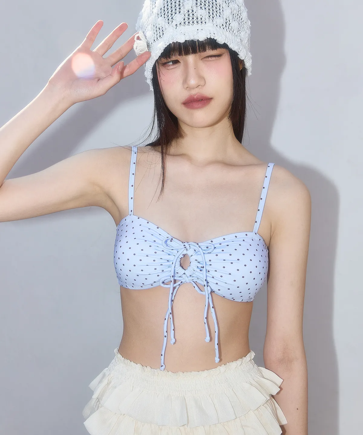 送料・関税込 ●ILLIGO● DOT RUFFLE BIKINI 送料・関税込 ○ILLIGO○ DOT RUFFLE BIKINI