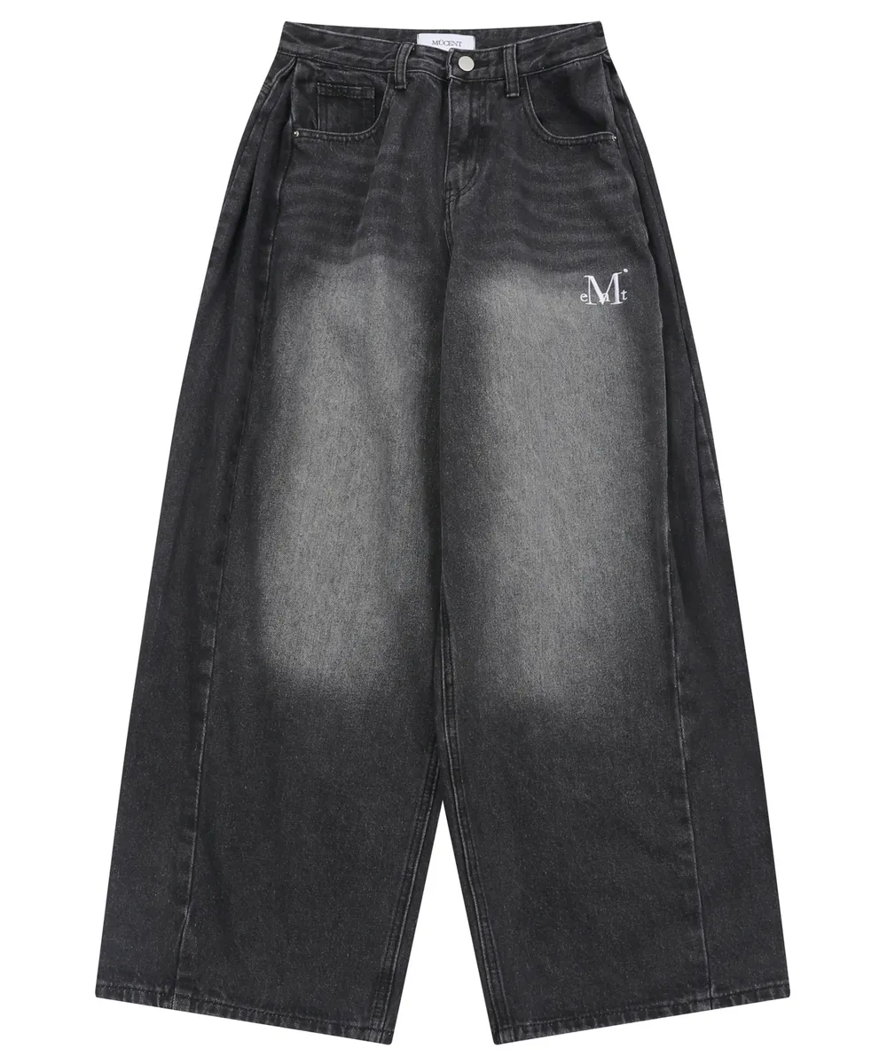 PENTA SIDE PINTUCK DENIM PANTS UNISEX (4Color