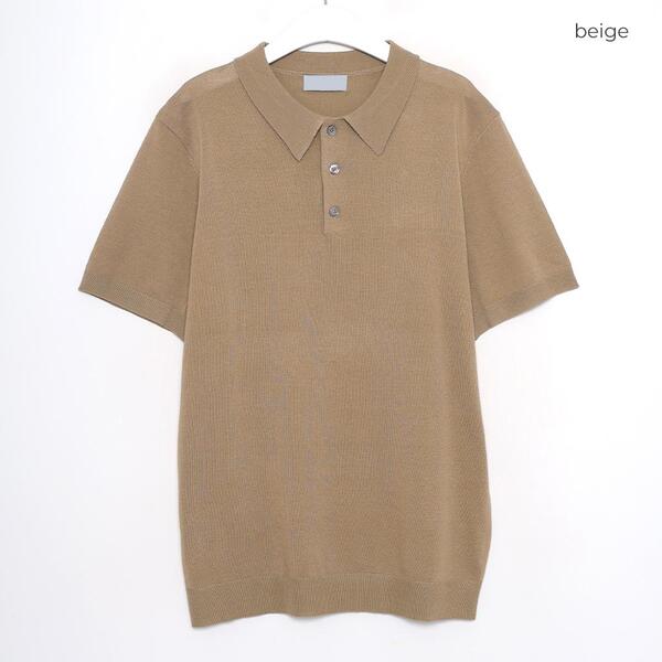 ベージュカラー半袖ニット | ファッション通販サイト NUGU