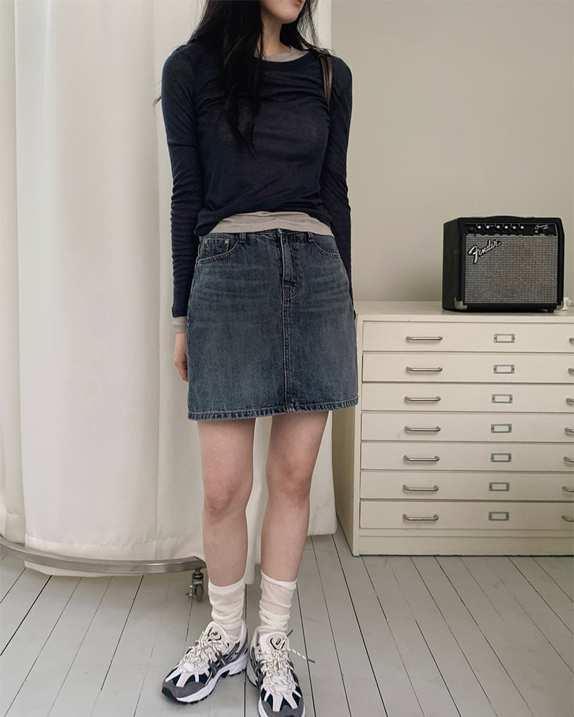 美品　soorploom デニムスカート 4y VIXEN GIRL刺繍 スクラッチデニムスカート|HYSTERIC GLAMOUR