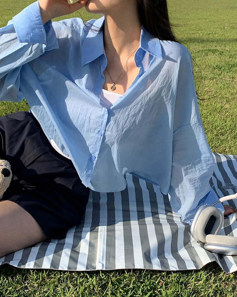 ORIGINAL) 夏の用、サンデールーズフィットクロップシースルー