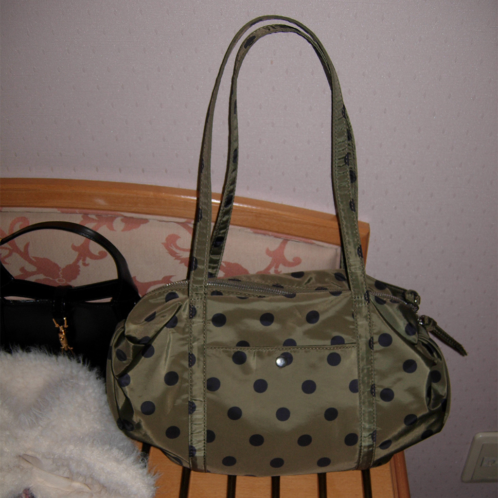 ドット チューブバッグ (khaki)