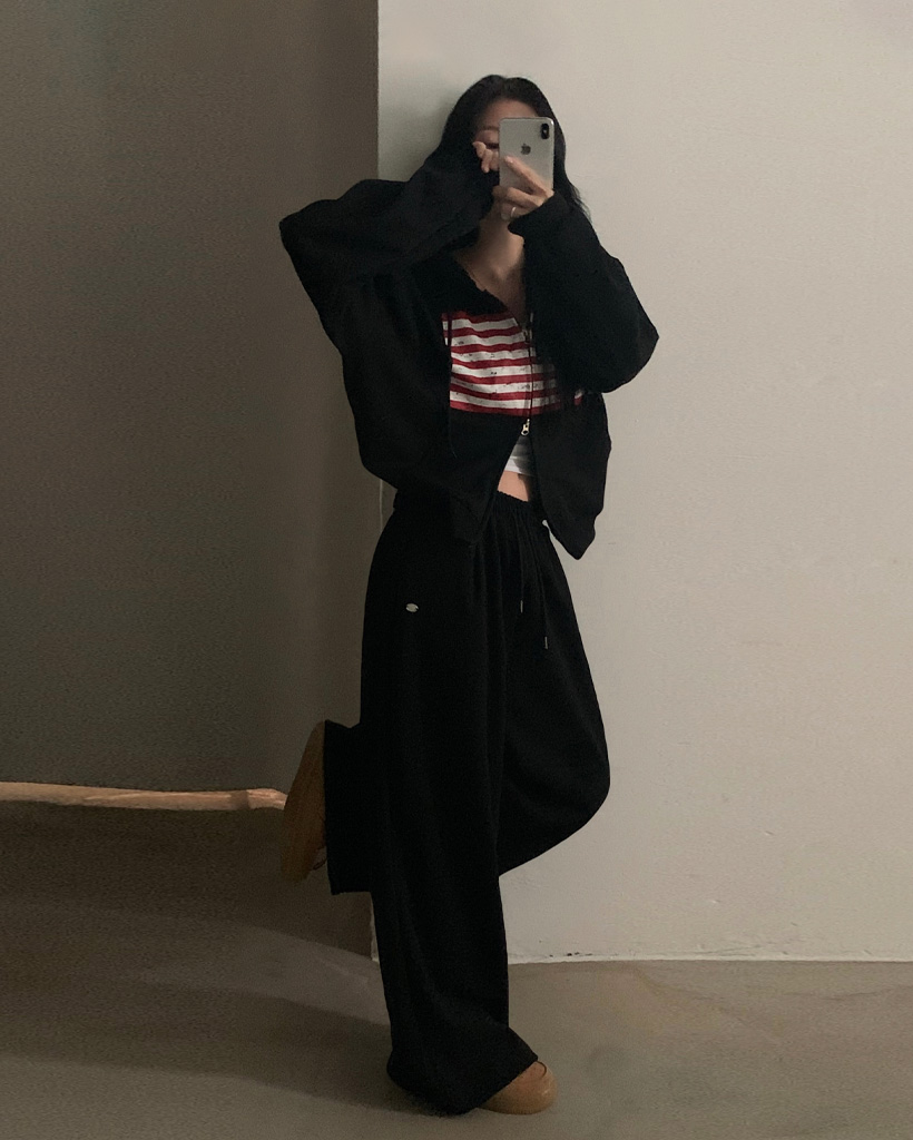 パンツ Ron-yu 6(ROKU)＞レザー ペインター パンツ