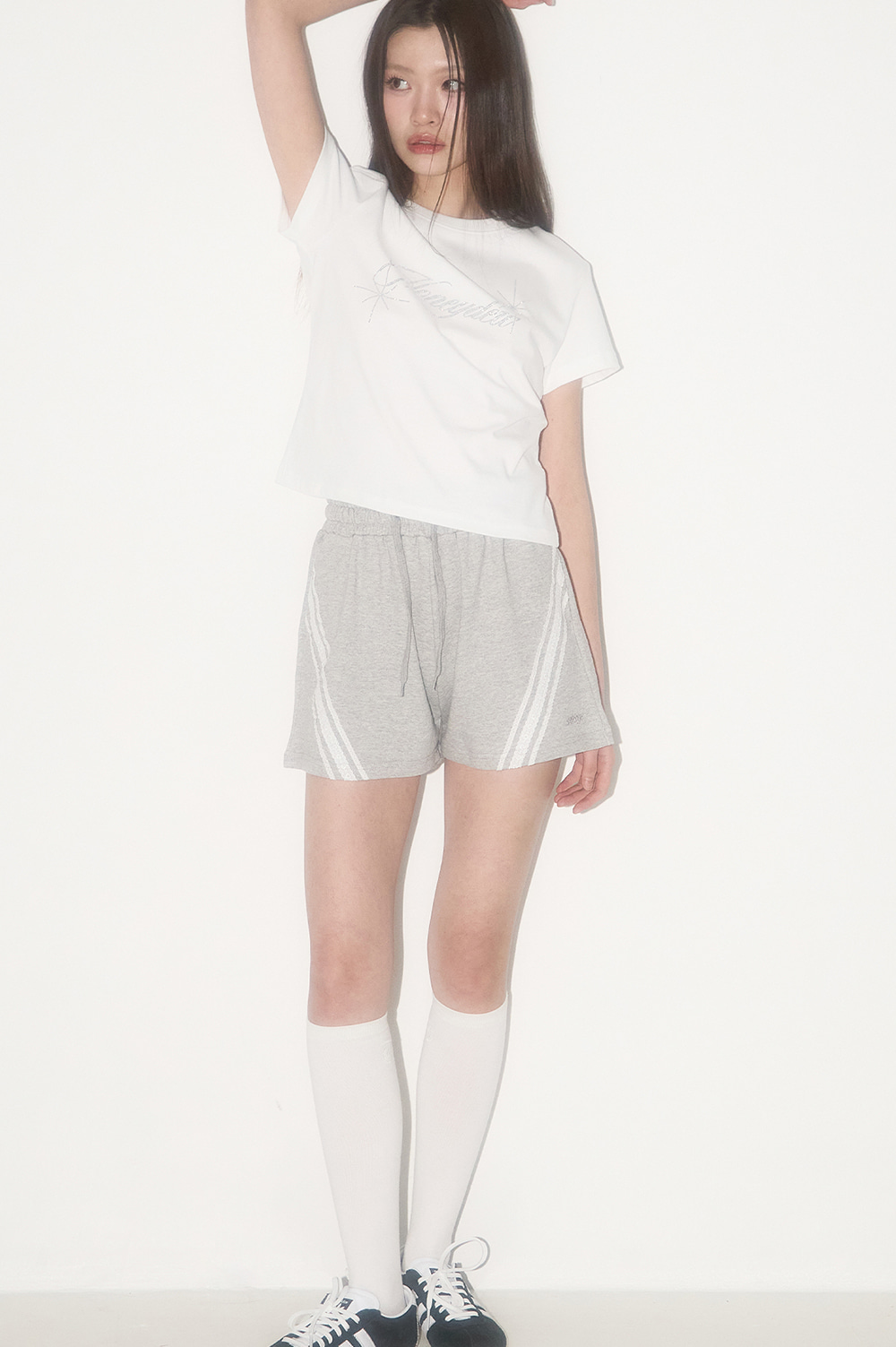 ★ILLIGO★ LACE DOLPHIN TRACK SHORTS 送料・関税込 Lace Dolphin Track Shorts Melange | ファッション通販サイト NUGU