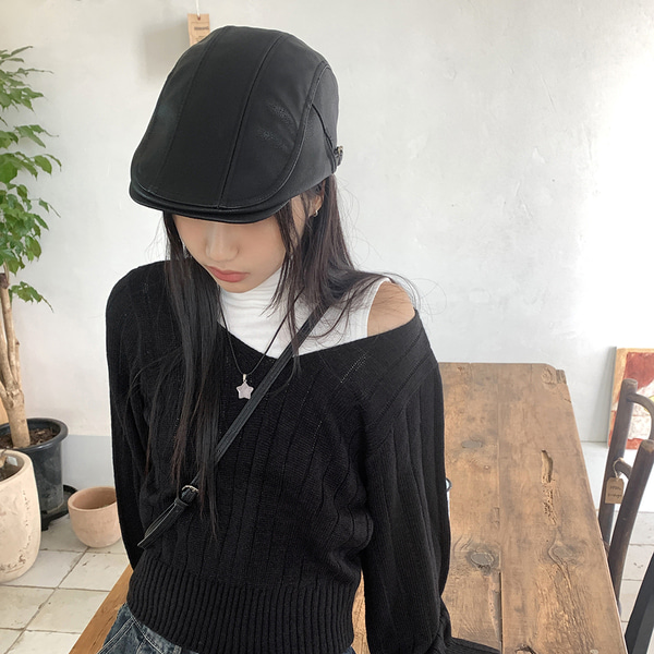 黒 レザー キャスケット ボタン付き 楽天市場】STETSON キャスケット帽 帽子 ニュースボーイキャップ