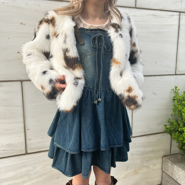Diagram グレー 毛皮コート calico fur coat | ファッション通販サイト NUGU
