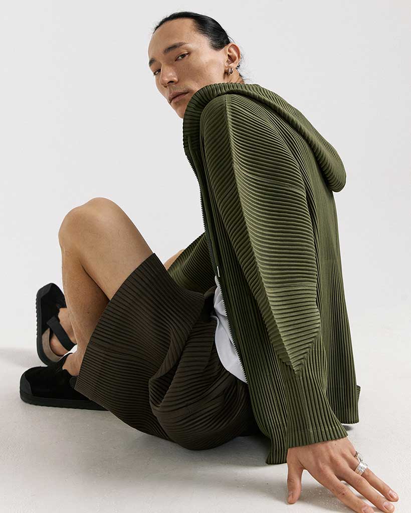 PGGパンツ PT10X Pleated Jogger Pants [Khaki] | ファッション通販サイト NUGU