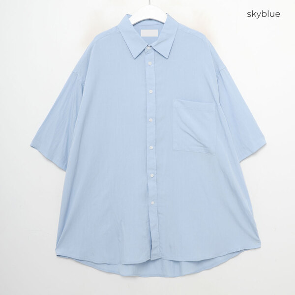 ソフト半袖オーバーサイズシャツ | ファッション通販サイト NUGU