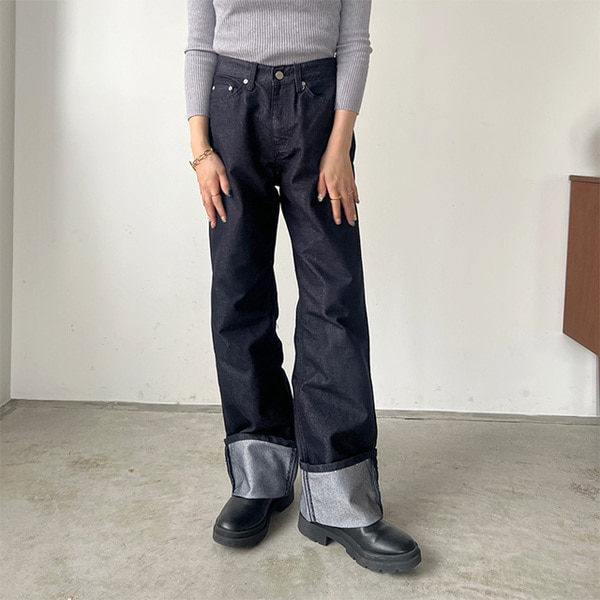 ロールアップローデニムパンツ | ファッション通販サイト NUGU