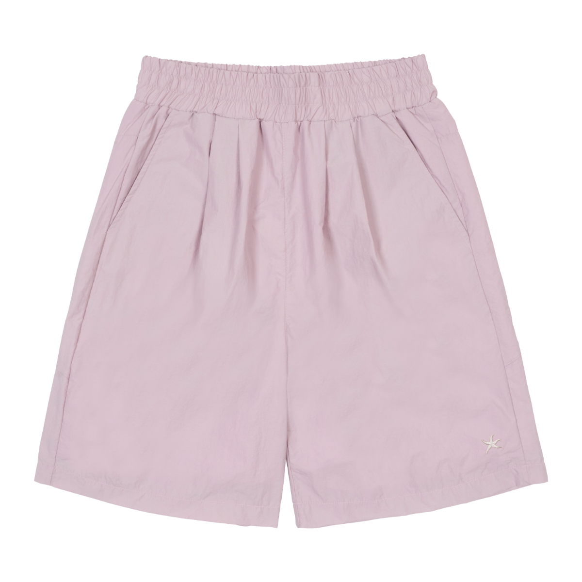 ◆THE COLDEST MOMENT TCM mini logo nylon half pants/3色◆ TCM mini logo nylon half pants (beige) | ファッション通販