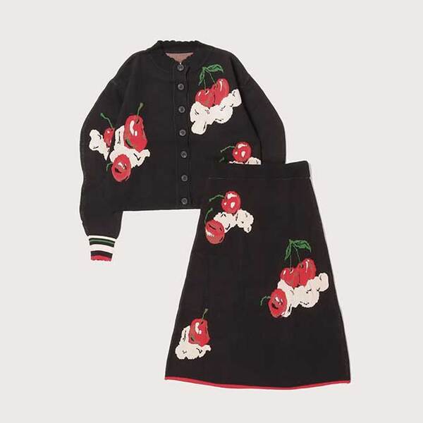 チェリージャガードニットセットアップ | ファッション通販サイト NUGU