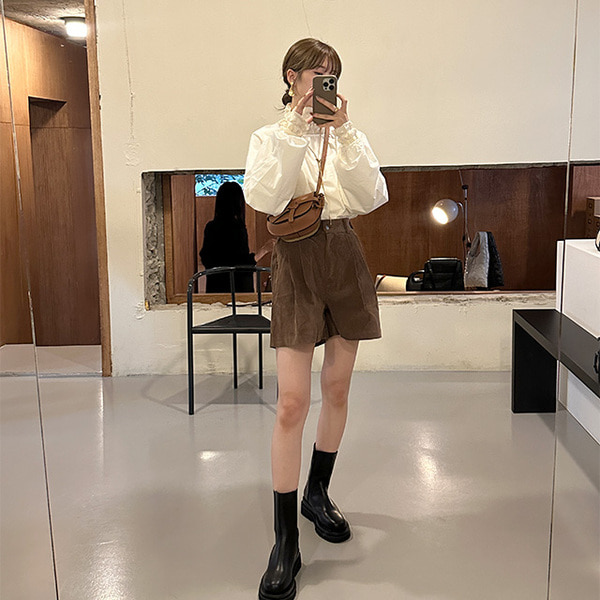 SHISHIKUI コーデュロイショートパンツ S ブラック SHISHIKUI コーデュロイショートパンツ Sブラック - メルカリ