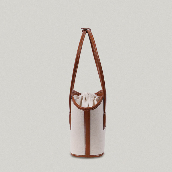 FOLNUA MINI GARDEN BAG BROWN - CANVAS | ファッション通販