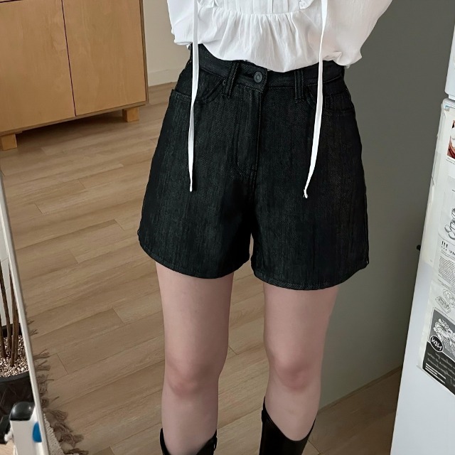 最適な価格 色移りなし] デニム3分丈ショートパンツ | ファッション通販 パンツ