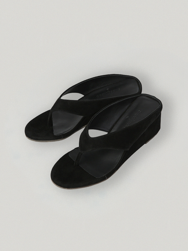 Kitts Suede Wedge Mule (Vibram Sole)