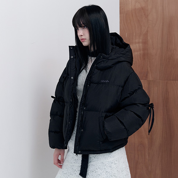 RIBBON DOWN SHORT PADDING LAVENDER | ファッション通販サイト NUGU