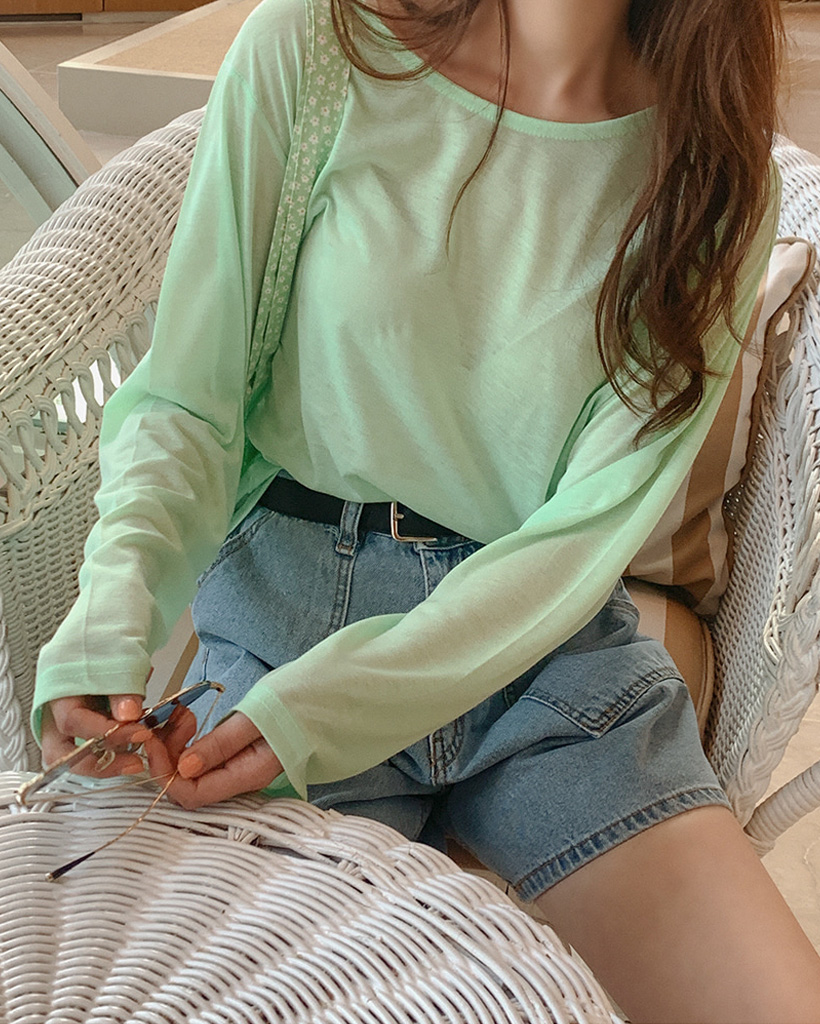 カラー長袖Ｔシャツ
