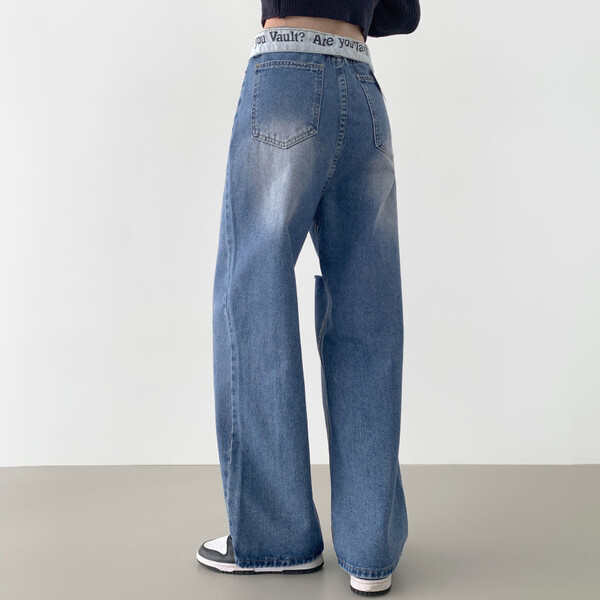 FLYERRER 24AW デニムワイドパンツ Y2K FLYERRER 24AW デニムワイドパンツ Y2K