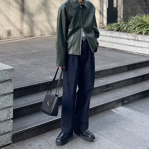 플레이스 스튜디오 2wayジッパー　ジャケット　ohotoro nugu 2WAYシングルレザージャケット | ファッション通販サイト NUGU