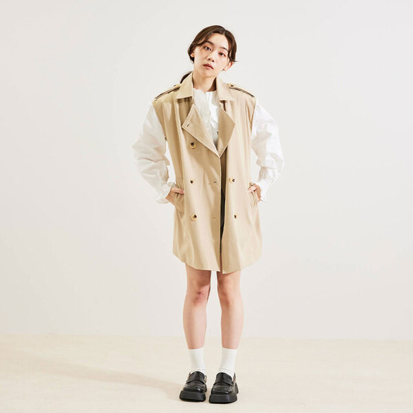 ベルトトレンチジレ | ファッション通販サイト NUGU