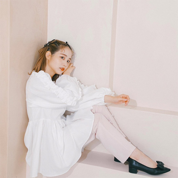販売終了】frill sleeve blouse | ファッション通販サイト NUGU