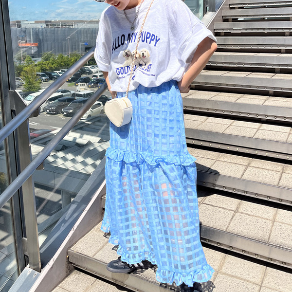 ✯NaluっP✯専用ページ♡ オーガンザチェックフリルスカート | ファッション通販サイト NUGU