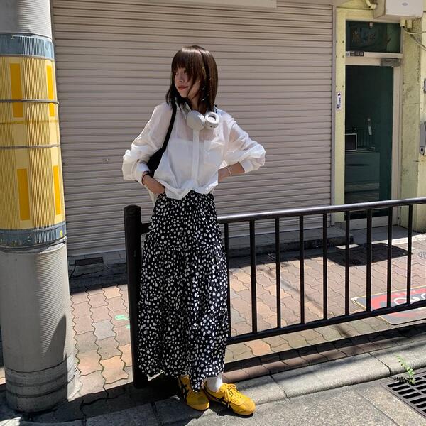 ILLIGO イリゴ ドット スカート ドット柄フリルスカート | ファッション通販サイト NUGU